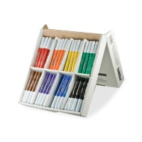 
Prang 80614 96-Count Washable Art Markers Master Pack, Conical Tip
